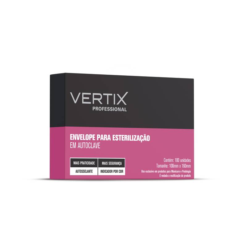 ENVELOPE P/ ESTERILIZACAO 10CMX16CM C/ 10...