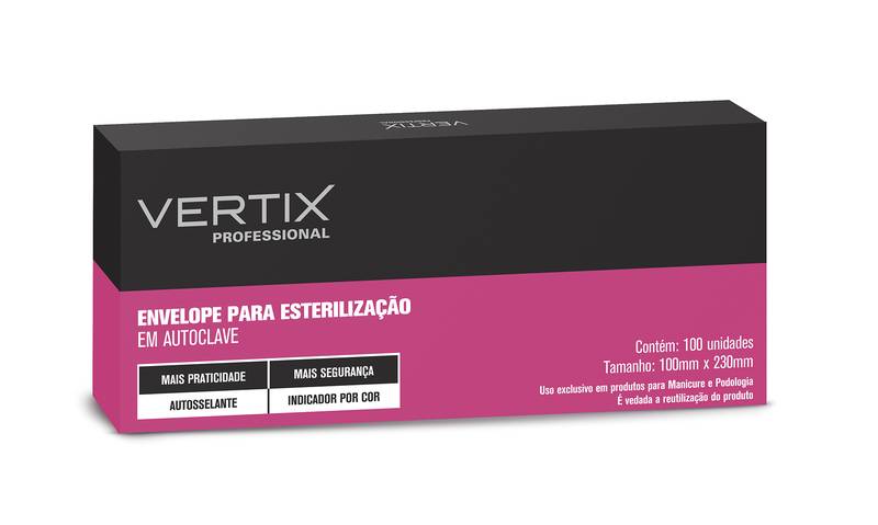 ENVELOPE P/ ESTERILIZACAO 10X23CM C/ 100U...
