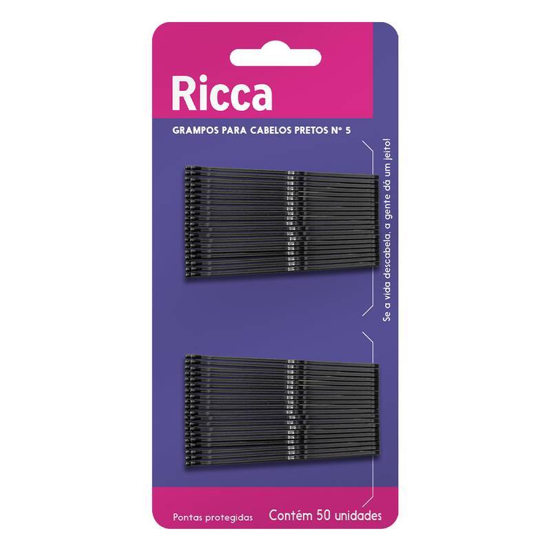 GRAMPO P/ CABELO N5 PRETO - RICCA