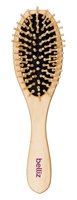 ESCOVA MADEIRA OVAL C/ BASE ALMOFADADA - ...