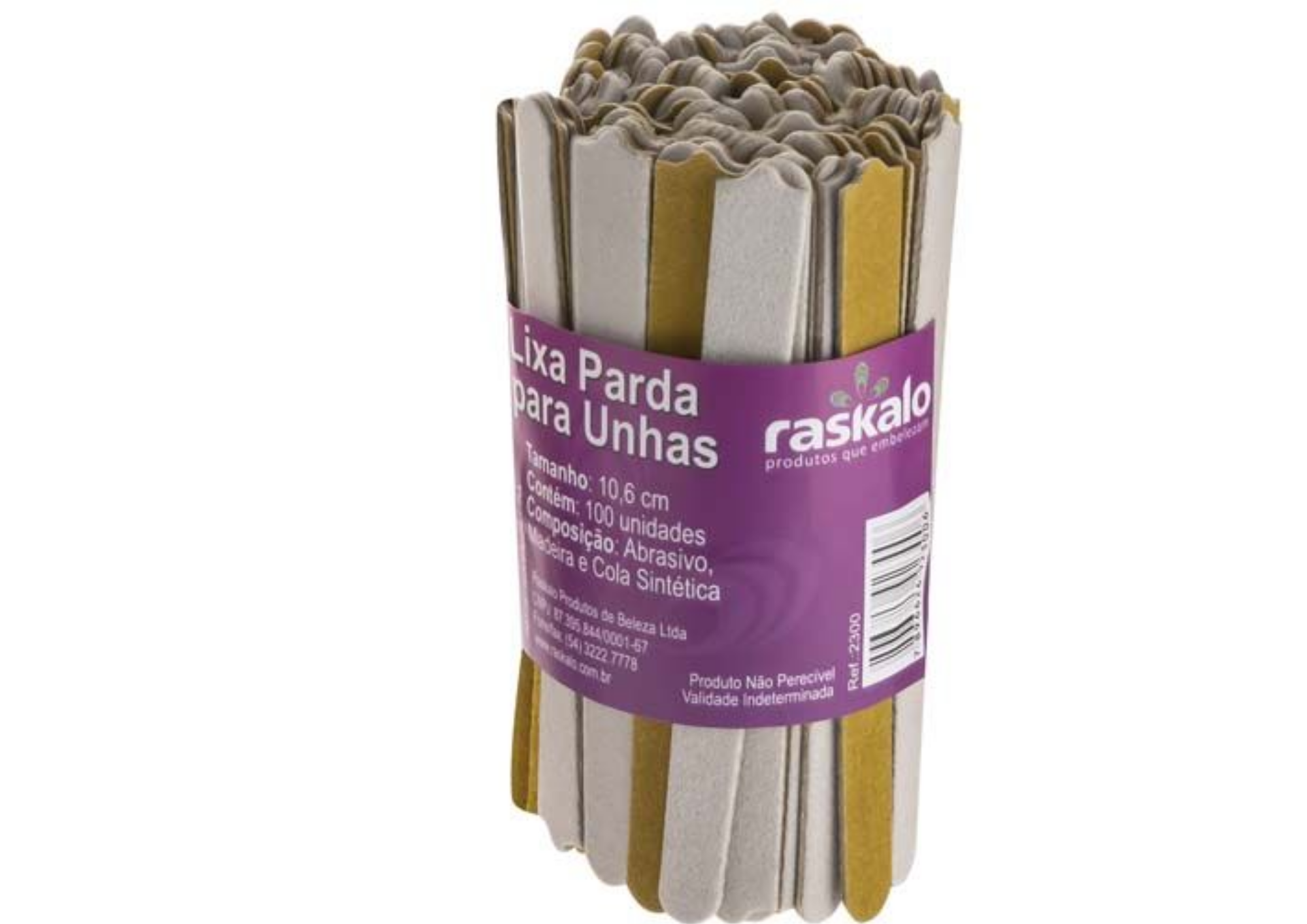 LIXA ECONOMICA AMARELA 10,6CM C/100 UN - ...