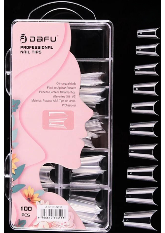 DAFU - TIPS TRANSPARENTE QUADRADA MEDIA C...