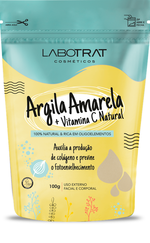 LABOTRAT - ARGILA AMARELA C/ VITAMINA C 100G
