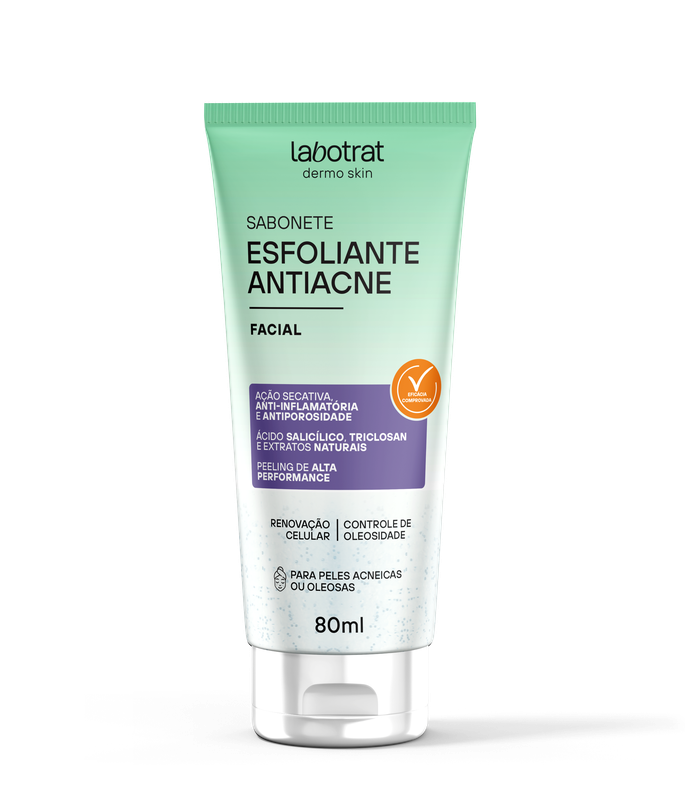 LABOTRAT - SABONETE ESFOLIANTE ANTIACNE 80ML