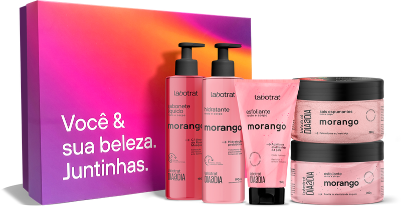 LABOTRAT - DIA A DIA MORANGO - KIT BANHO ...