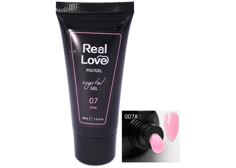 REAL LOVE - POLYGEL 30ML N.07 PINK