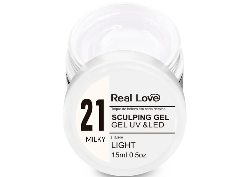 REAL LOVE - GEL 15ML UV/LED - N 21 MILKY ...