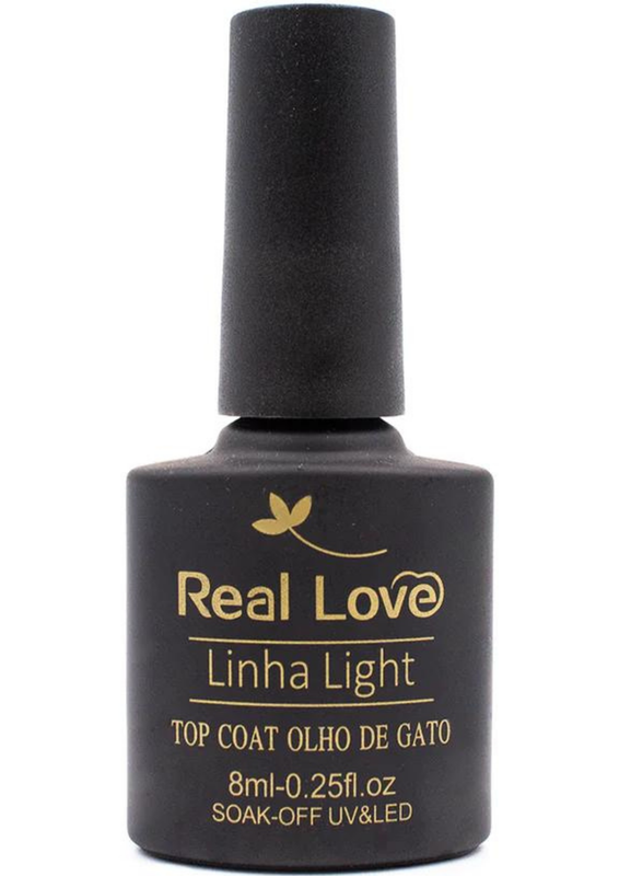 REAL LOVE - TOP COAT OLHO DE GATO 8ML (GE...
