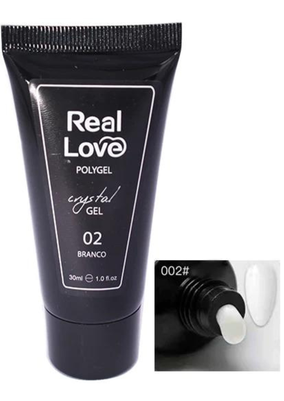 REAL LOVE - POLYGEL 30ML N.02 BRANCO