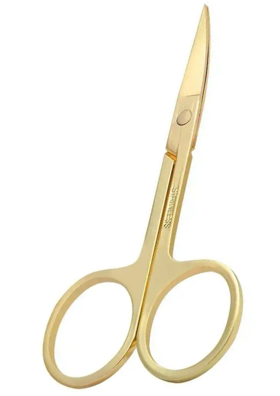 REAL LOVE - TESOURA PONTA SIMPLES DOURADO...