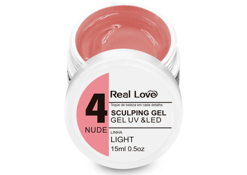 REAL LOVE - GEL 15ML UV/LED - N 04 PINK (...