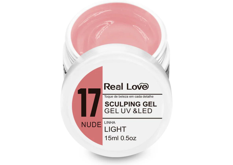 REAL LOVE - GEL 15ML UV/LED - N 17 NUDE (...