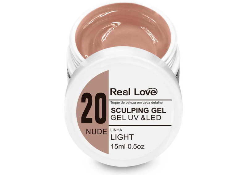REAL LOVE - GEL 15ML UV/LED - N 20 NUDE (...