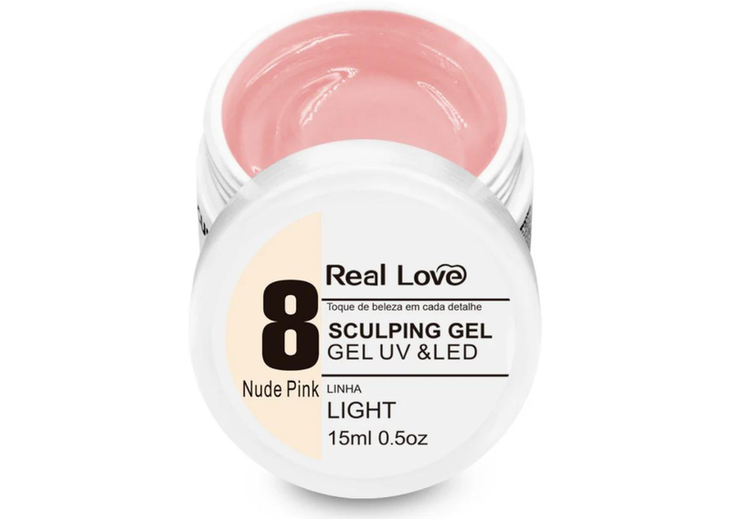 REAL LOVE - GEL 15ML UV/LED - N 08 NUDE P...
