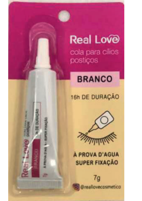 REAL LOVE - COLA P/ CILIOS POSTICOS 7G BR...