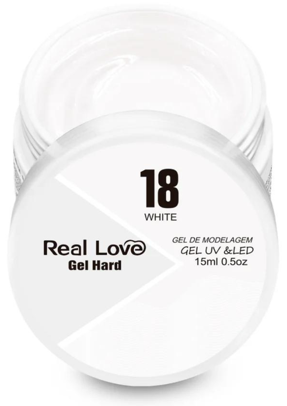 REAL LOVE - GEL HARD UV/LED 15G N.18 WHIT...