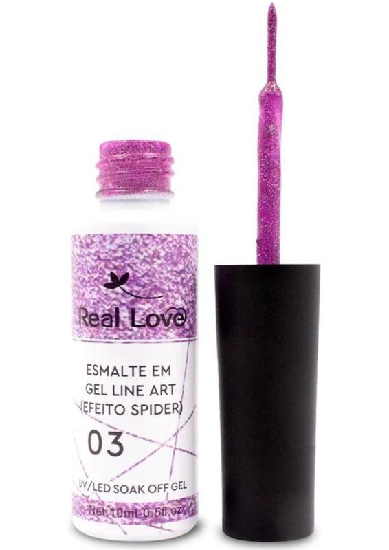 REAL LOVE - ESMALTE EM GEL LINE ART (EFEI...